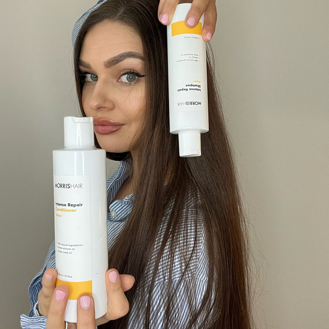 MorrisHair Intense Repair Duo atkuriantis rinkinys 250ml+250ml