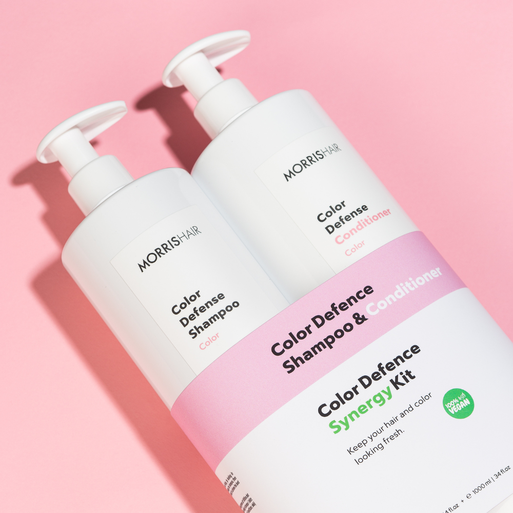 MorrisHair Color Defense Synergy rinkinys dažytiems plaukams 1000ml+1000ml