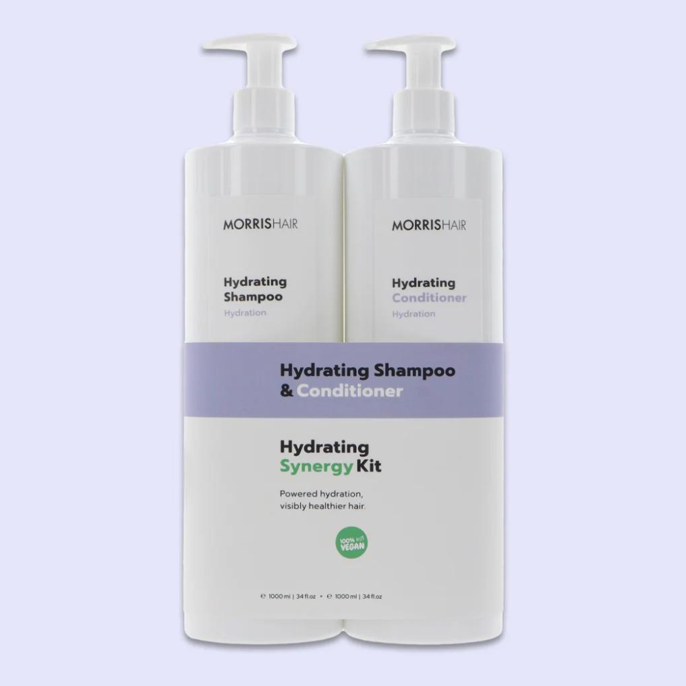 MorrisHair Hydrating Synergy drėkinantis rinkinys 1000ml+1000ml