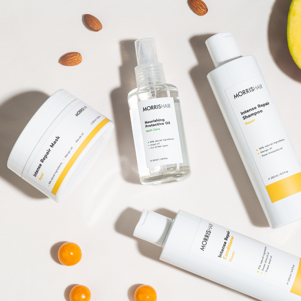 MorrisHair Intense Repair atkuriančių kaukių rinkinys 200ml+200ml