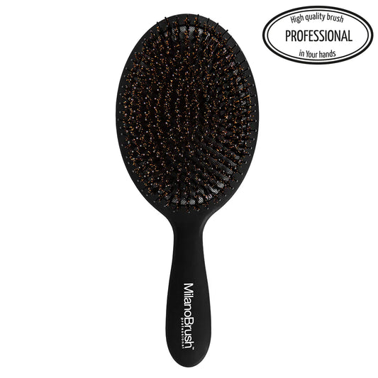 MilanoBrush Gorgeous Hair Brush Black juodas šepetys