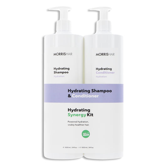 MorrisHair Hydrating Synergy drėkinantis rinkinys 1000ml+1000ml