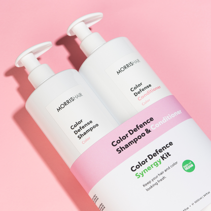MorrisHair Color Defense Synergy rinkinys dažytiems plaukams 1000ml+1000ml