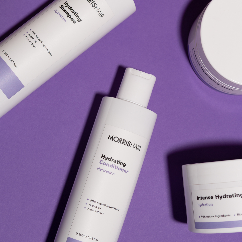MorrisHair Hydrating intensyviai drėkinanti plaukų kaukė 200 ml